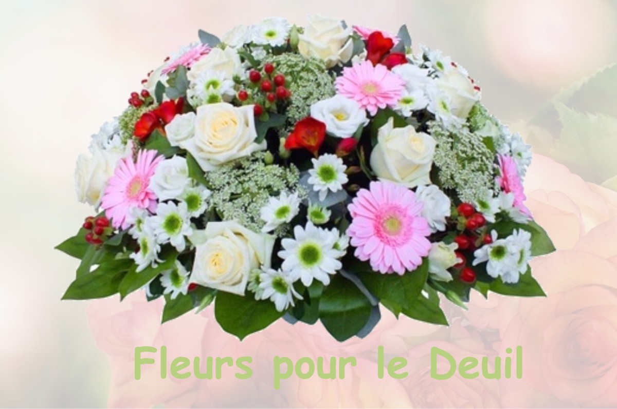 fleurs deuil LAUNAC